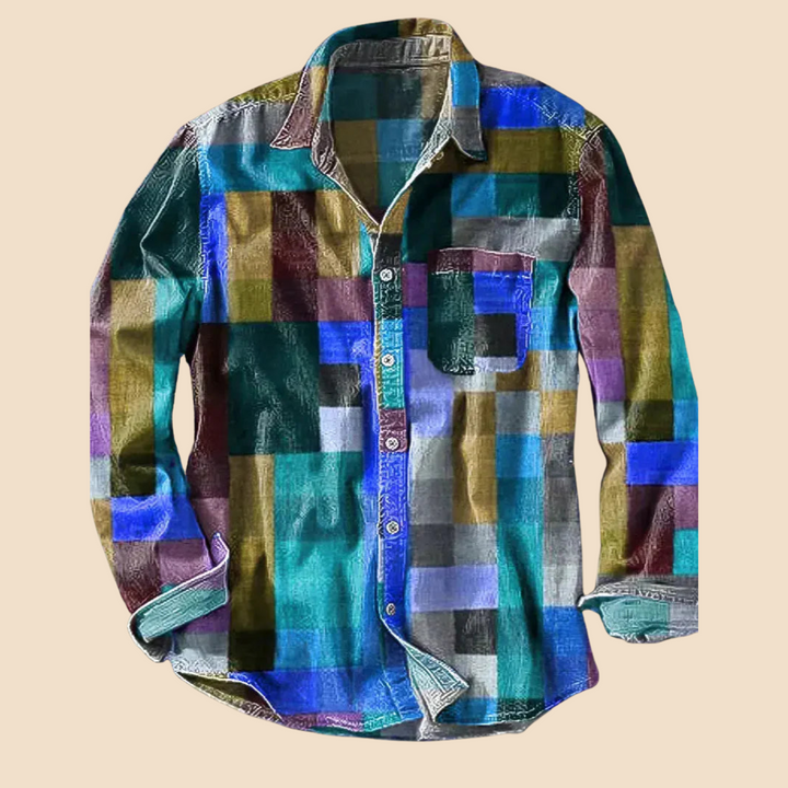 Lenoir|Camicia vintage arcobaleno