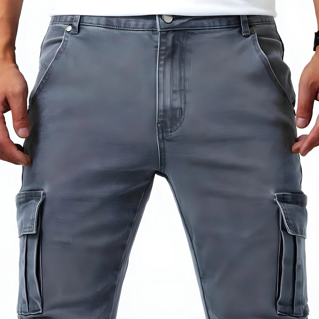 Martino™ | Pantaloni cargo elasticizzati Marino